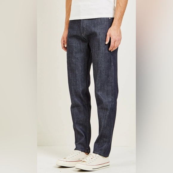 AMERICAN RAG INDIGO SELVEDGE Classic denim jeans 33x30 with cuff - Picture 9 of 11